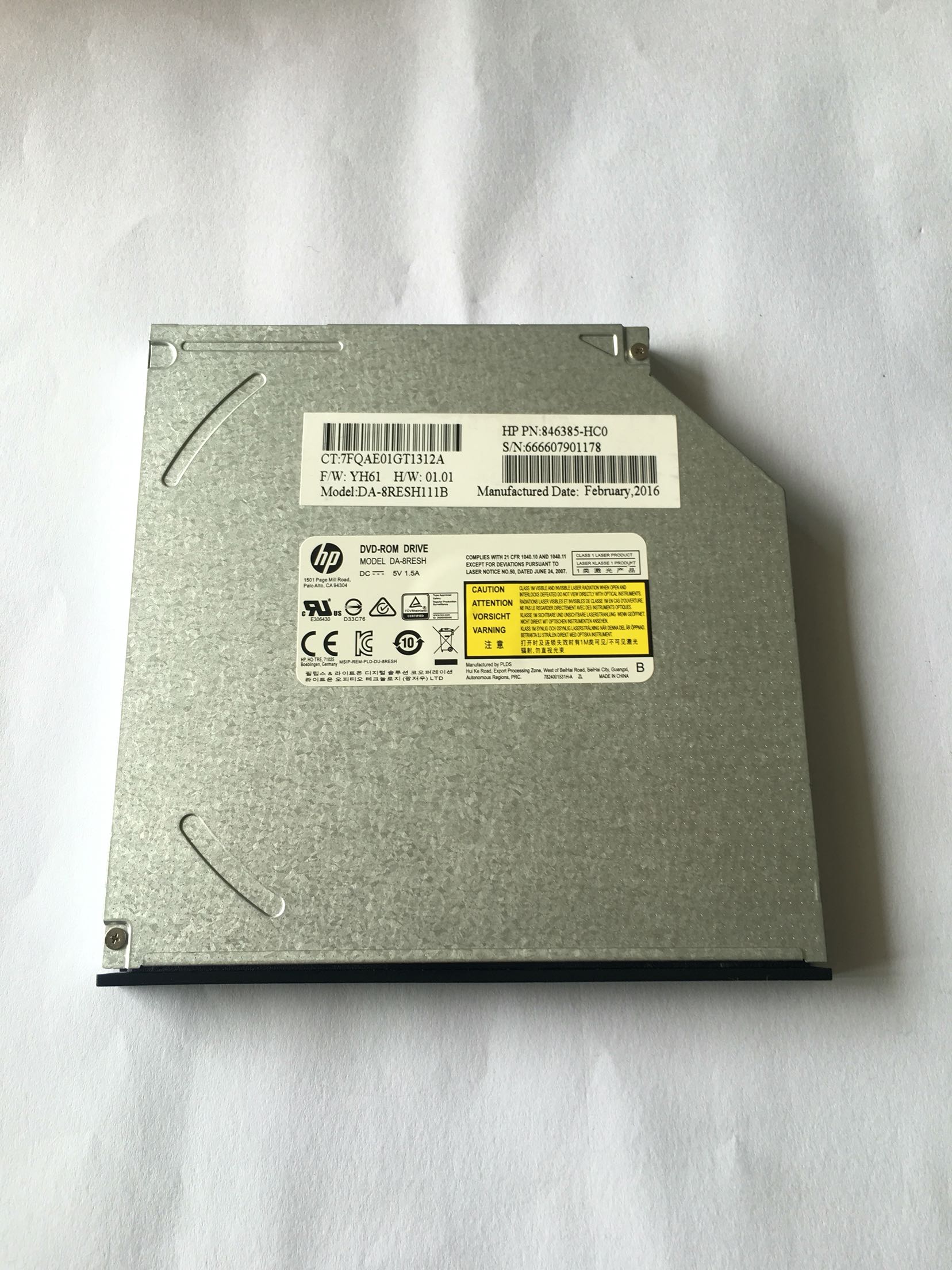 全新适用惠普HP Gen8 Gen9 Gen10 DL388 DL380服务器内置DVD光驱-图0