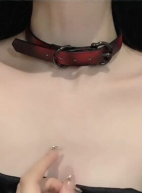温感变色项圈新款辣妹甜
