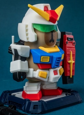 3d打印卡皮矮拉摆件高达