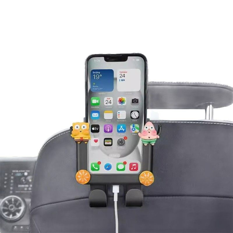 车载汽车座椅后背挂钩后排多功能车用水杯架车内收纳盒雨伞置物架,淘宝优惠券,粉丝福利购,淘宝优惠卷