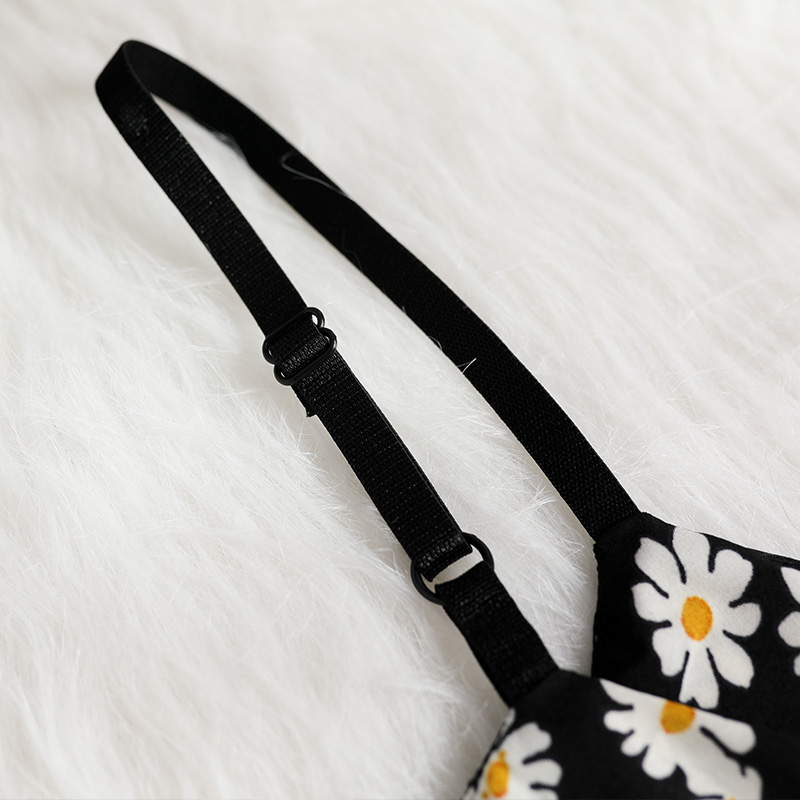 家语馨旗舰店小雏菊睡裙女夏季吊带中长款外穿薄款黑色连衣裙网红爆款睡衣韩版2