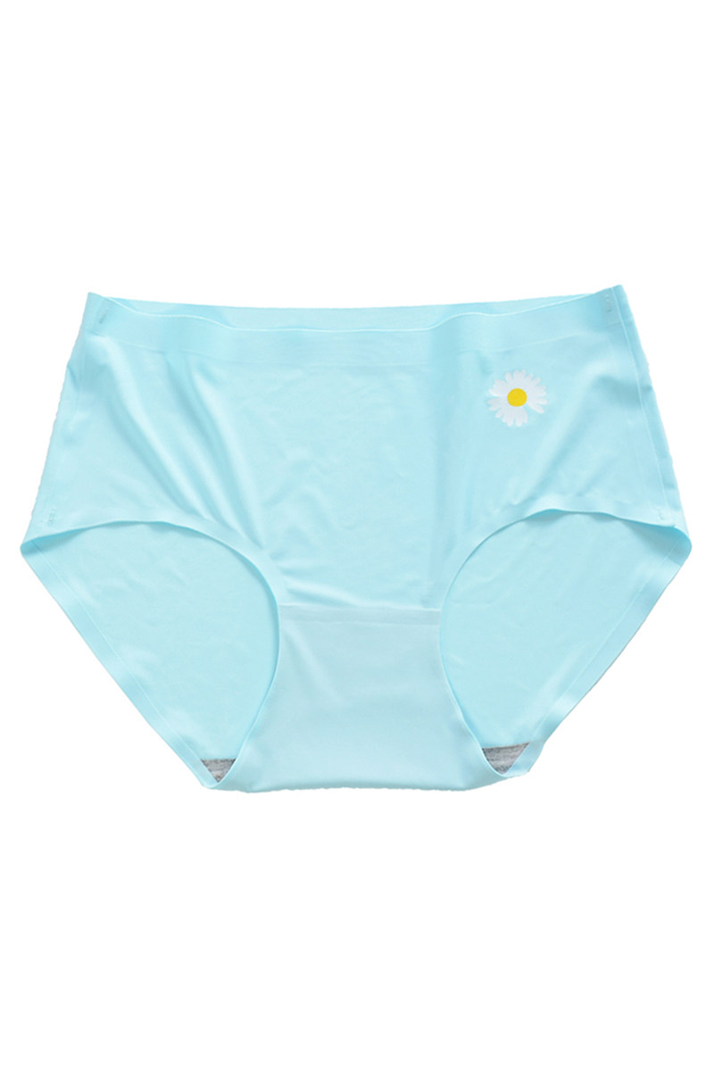 冰丝款无痕小雏菊纯棉裆透气薄内裤 黛妃乐内裤