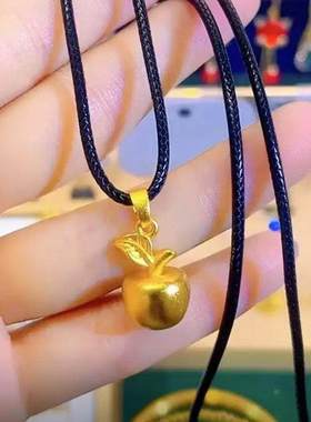 铜肖邦链平安果项链圣诞节平安夜