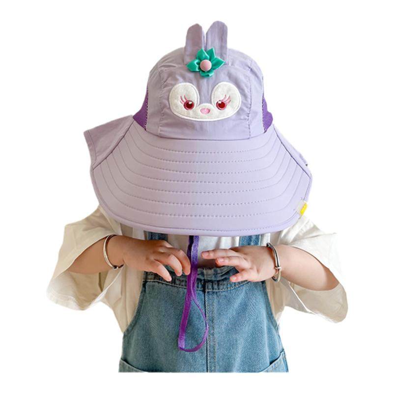 儿童防晒帽女童大帽檐夏季薄款可爱宝宝沙滩遮阳帽防紫外线太阳帽,淘宝优惠券,粉丝福利购,淘宝优惠卷