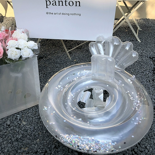 Кольцо для плавания, детское сиденье для подмышек, Интернет-знаменитость, детское кресло для малышей, детское прозрачное утолщенное плавучее спасательное кольцо