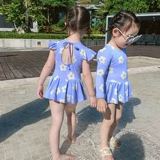 Милый детский купальник, быстросохнущий модный лонгслив для принцессы, подходит для подростков