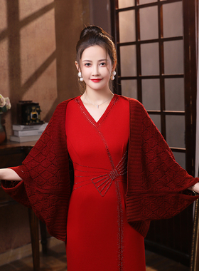 春秋针织披肩韩版大码宽松女开衫