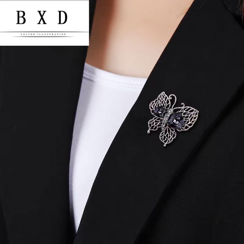 胸针女配饰施华水晶胸花 宾希迪胸针