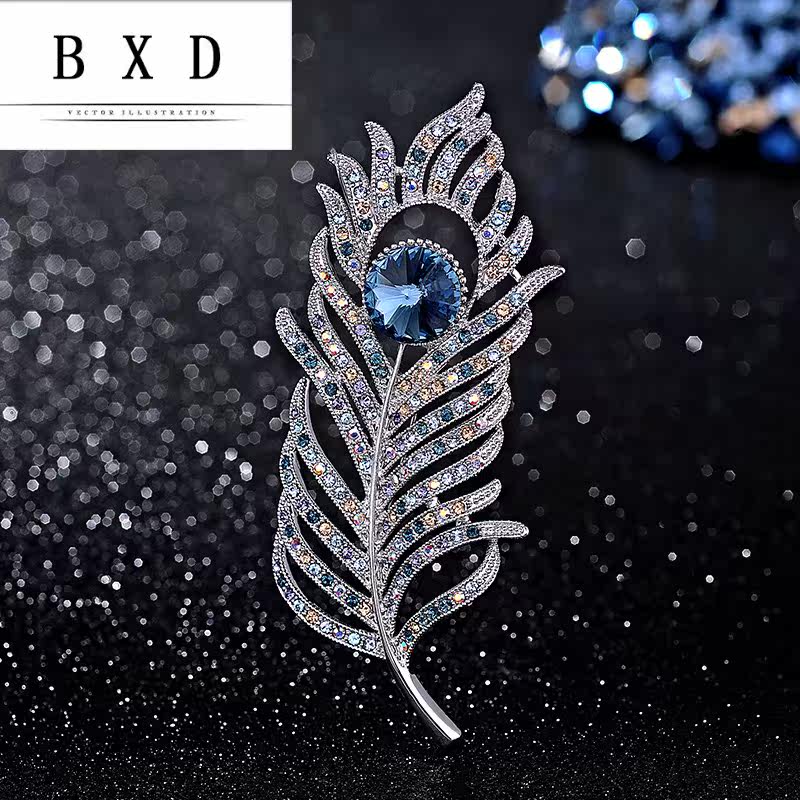 胸针女配饰施华水晶胸花 宾希迪胸针