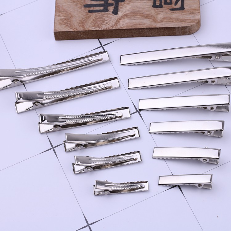 发饰配件蝴蝶结夹子压夹边夹鸭嘴夹方头夹 DIY 促销手工 发夹材料 发饰配件蝴蝶结夹子压夹边夹鸭嘴夹方头夹 DIY 促销手工 发夹材料