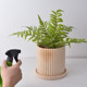 Unfired breathable flower pot creative pottery pot factory straight hair