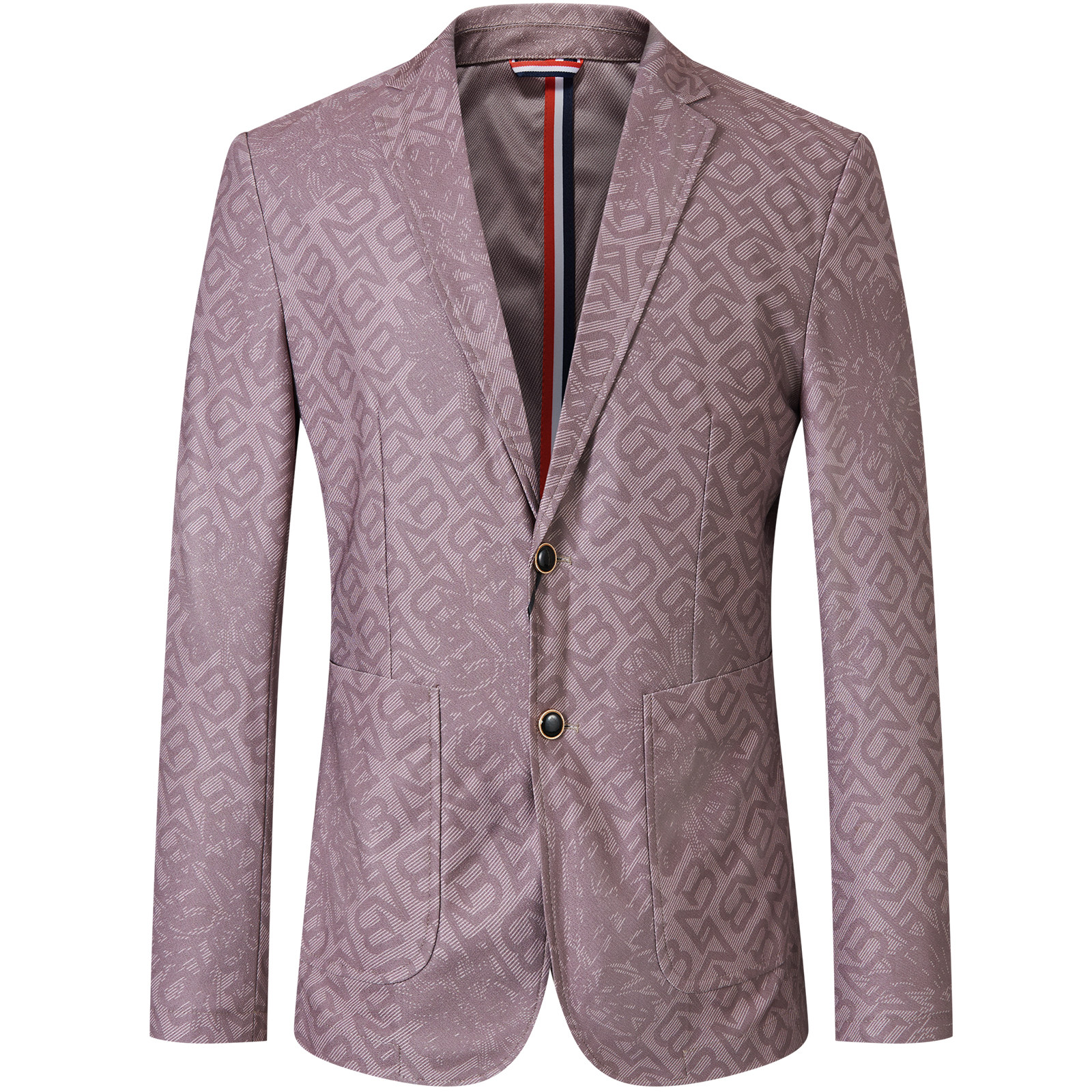 BM字母印花高级感炸街西装男便单西外套潮流休闲西服男装2023新款,淘宝优惠券,粉丝福利购,淘宝优惠卷