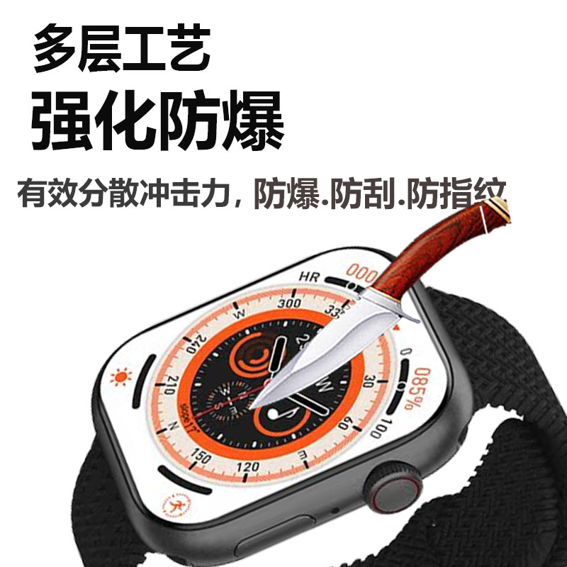 乔帮主七代贴膜S8/Q7华强北D8MAX+手表膜H9pro+保护膜P67max非钢化膜watch7苹果S8屏幕膜ULTRA2顶配新款S7摸-图1