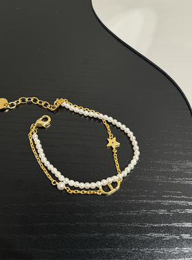 2025新款经典字母珍珠手链