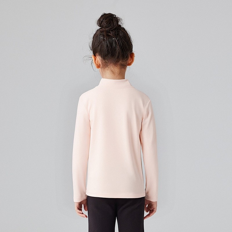 Mitti2025秋冬季新款女童长袖T恤半高领亲肤百搭儿童打底衫上衣,淘宝优惠券,粉丝福利购,淘宝优惠卷