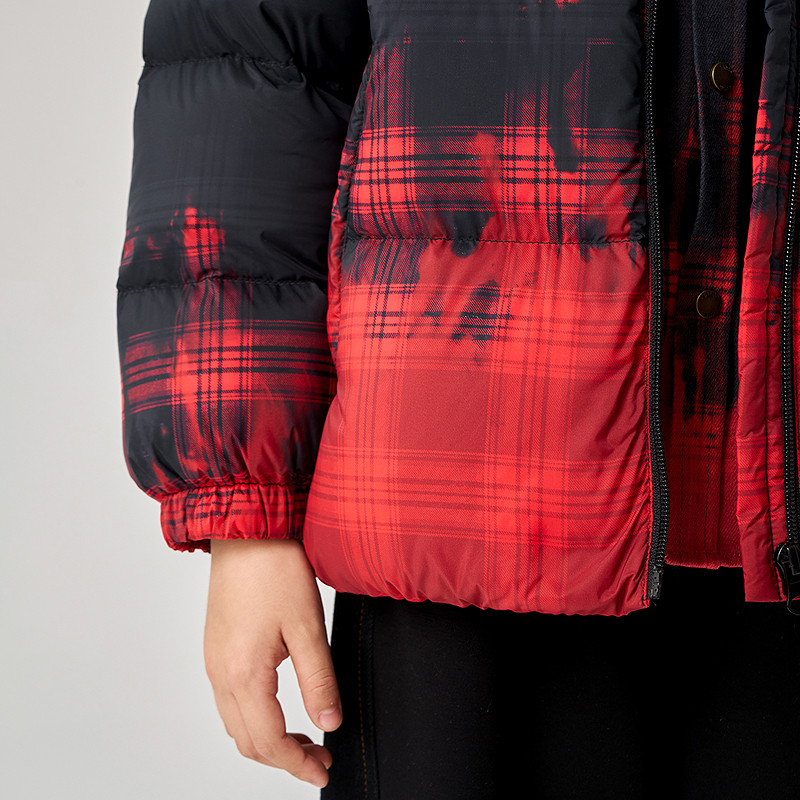 Mitti25冬季新款儿童羽绒服男童立领短款渐变上衣中大童保暖外套,淘宝优惠券,粉丝福利购,淘宝优惠卷