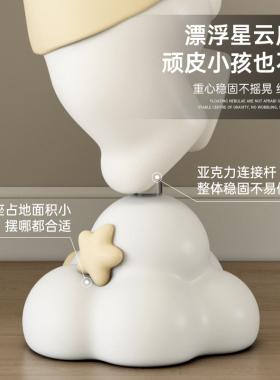 暴力熊客厅大型落地灯摆件电视柜