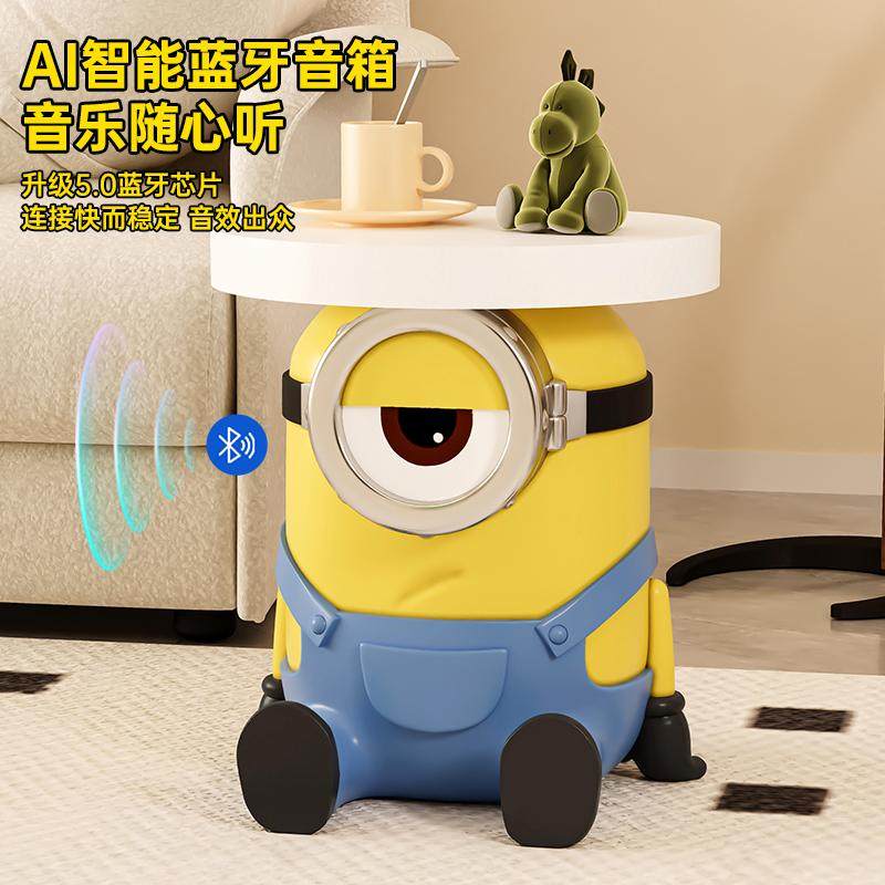 小黄人茶几摆件落地大号存钱罐可爱卡通边几床头柜创意小小兵公仔,淘宝优惠券,粉丝福利购,淘宝优惠卷