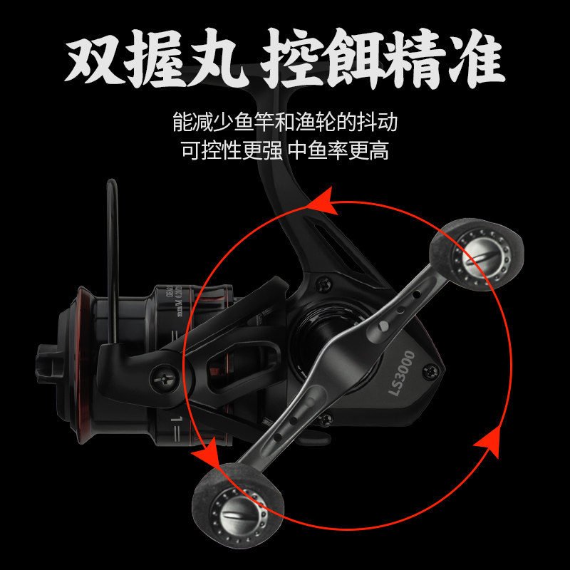 池刃路亚微物全金属斜口浅纺车轮 池刃鱼线轮