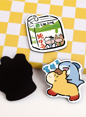 卡通搞怪软磁冰箱贴留言板