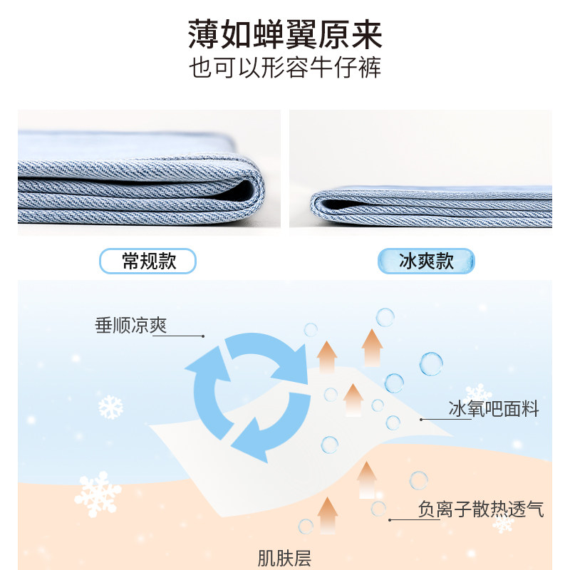 开叉阔腿裤女2020年新款高腰牛仔裤 娅系牛仔裤