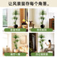 Simulated green plant Dracaena, high-end light luxury interior decoration, large floor-standing ornaments, fake trees, fake flowers, large potted plants