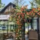 Fake flower rattan door head decoration internet celebrity check-in flower wall