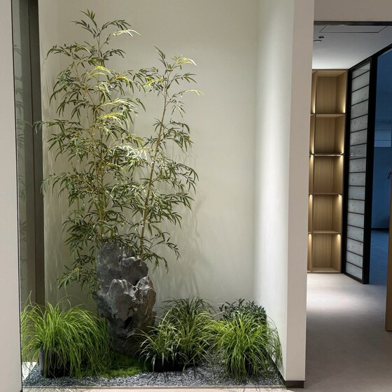 Fake Bamboo Simulated Bamboo Plants for Indoor and Outdoor Decoration