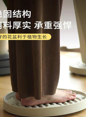 万向轮移动花盆托盘接水盘