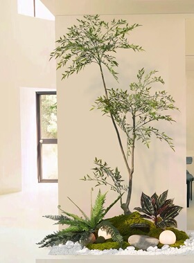 仿真南天竹造景绿植室内楼
