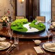 Hotel table turntable center decoration