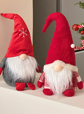 新款圣诞节装饰品圣诞老人公仔