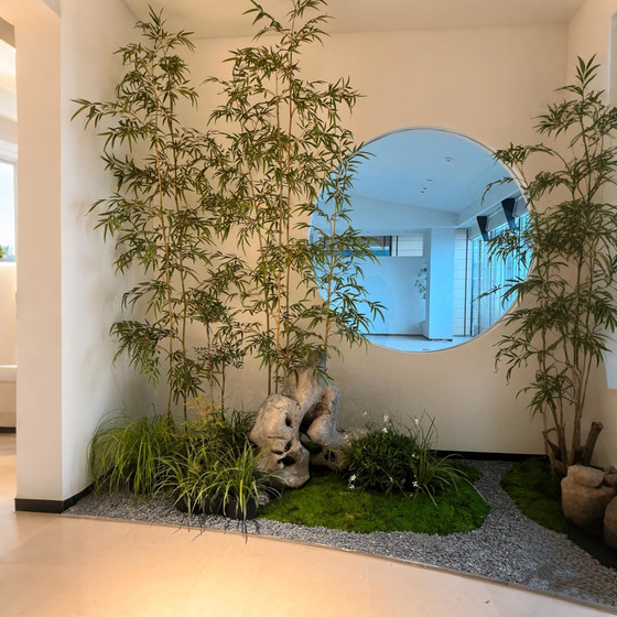 Fake Bamboo Simulated Bamboo Plants for Indoor and Outdoor Decoration