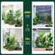 Simulated green plant landscaping combination balcony view layout room