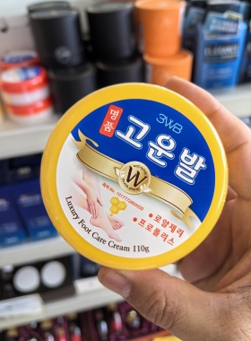 韩国原装进口美康足跟防裂膏脚后跟干裂足护手护脚霜三得毕