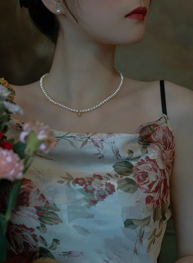 高品质天然强光土豆淡水珍珠锁骨链轻奢百搭气质高级项链生日礼物