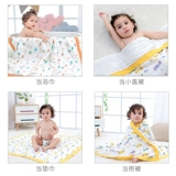 Детское хлопковое марлевое банное полотенце, мягкое одеяло для новорожденных