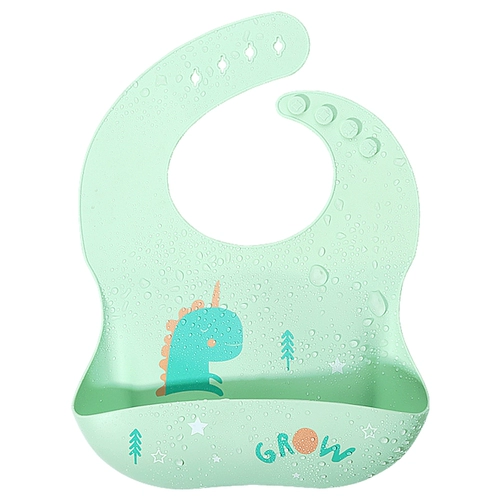 Детский силиконовый летний водонепроницаемый нагрудник для еды, слюнявчик, с карманом