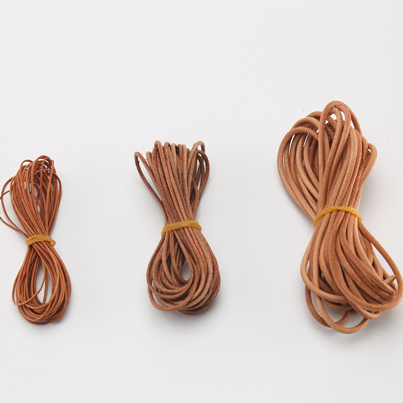 本色皮绳原色圆牛皮绳 手工DIY皮革头层牛皮皮绳皮条 直径1~5mm,淘宝优惠券,粉丝福利购,淘宝优惠卷
