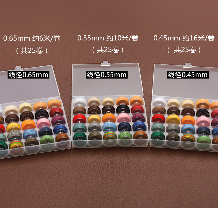 盒装25色彩虹圆蜡线 手缝线 串珠线绳编织手链0.45/ 0 .55/0.65mm,淘宝优惠券,粉丝福利购,淘宝优惠卷