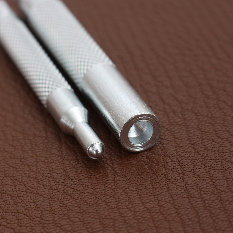 五金配件安装工具 手工DIY皮革 四合扣铆钉气眼蘑菇钉 24件多型号 - 图0