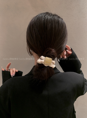 气质缎面大肠发圈女头绳