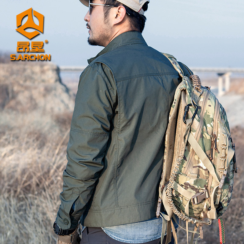 春秋刺客战术夹克男士军迷外套防水户外作训服冲锋衣徒步登山上衣,淘宝优惠券,粉丝福利购,淘宝优惠卷