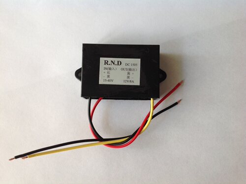 包邮直流DC24V36V转DC12V9V5V2A3A6A10A降压转换器车载电源 - 图1