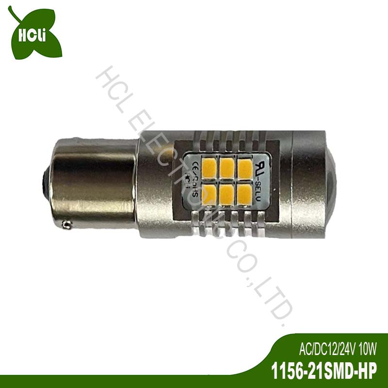 高品质 12/24V 10W BA15S BAU15S 1141 R10W 1156 P21W LED汽车灯 - 图1