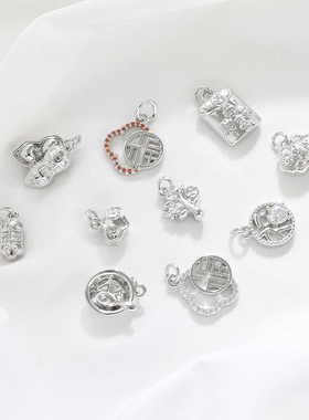 祢饰妮铜镀真金高保色吊坠