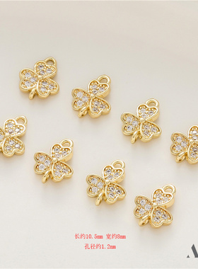 迷饰妮女铜包金保色吊坠配件