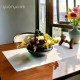 Hotel round table carousel Chinese high-end restaurant fake flowers