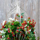 Decoration living room indoor rose hanging basket high-end decorative flowers