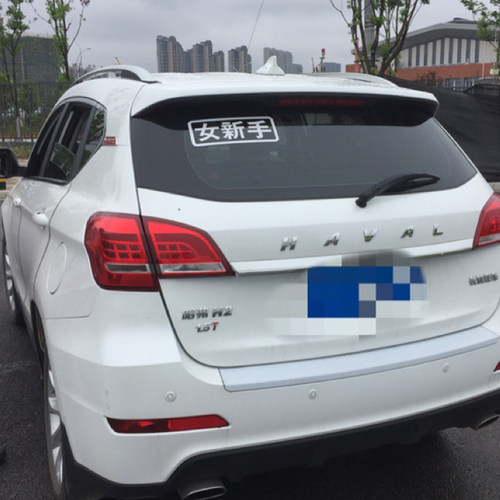 女新手电动车贴女司机汽车创意新手上路警示实习装饰个性文字贴纸 - 图3